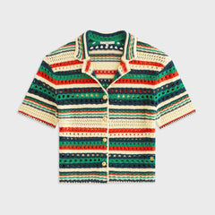 Kith Women Elena II Eyelet Crochet Shirt - Spirited