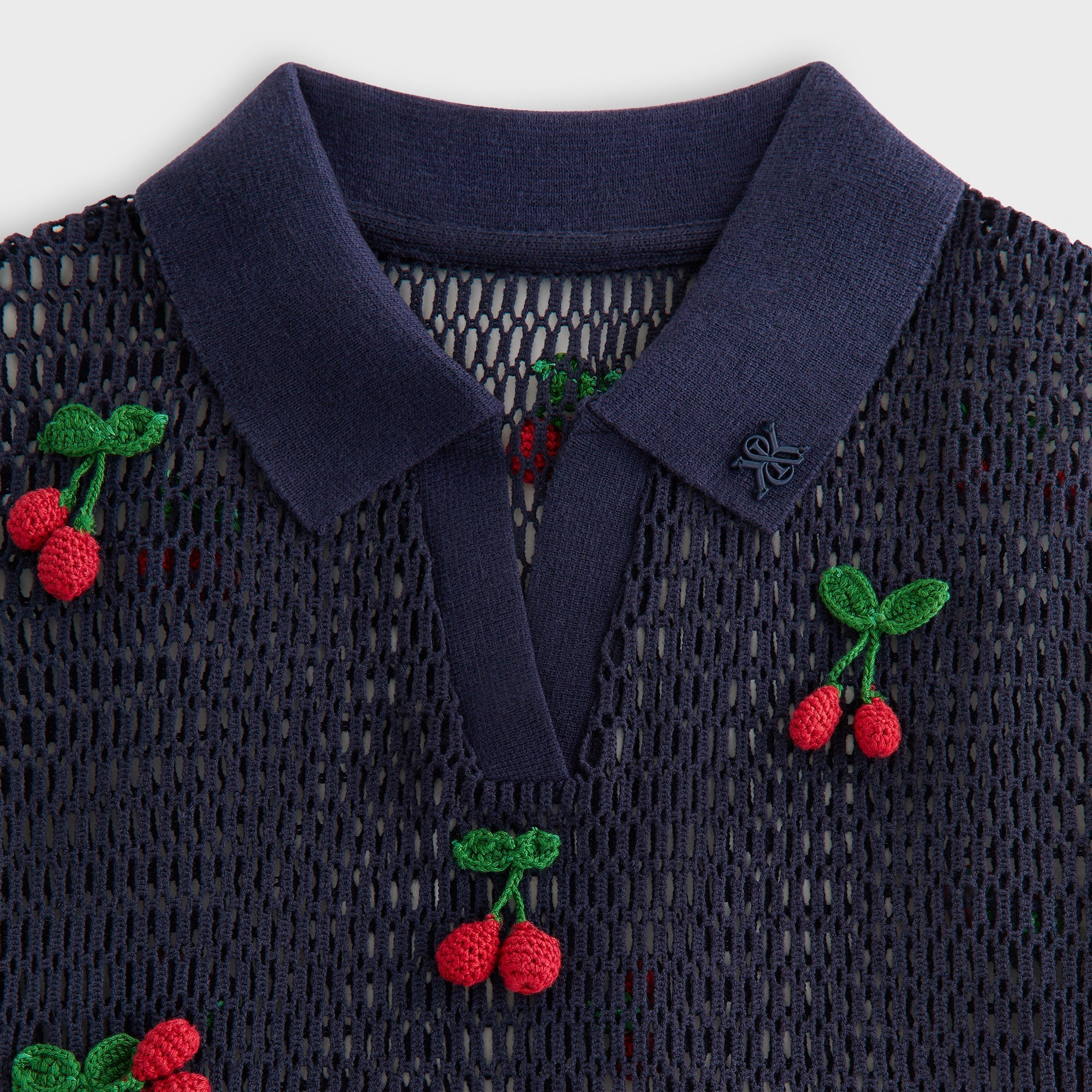 Kith Women Hedi Cherry Sweater Polo - Nocturnal