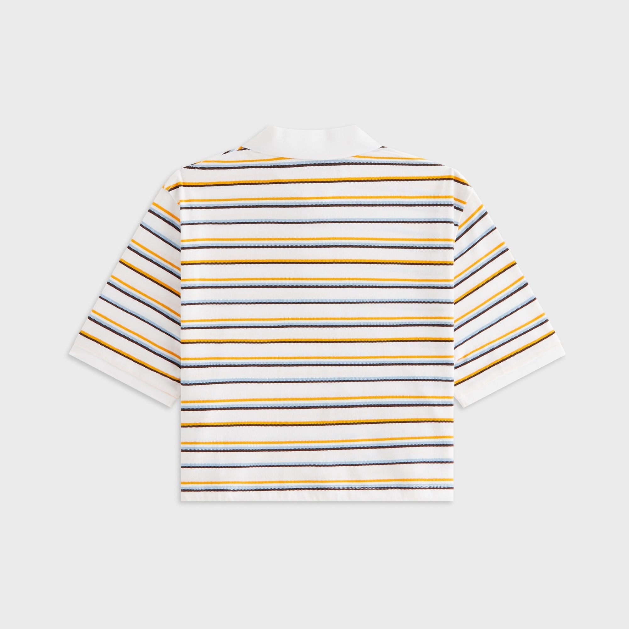 Kith Women Sadie Stripe Pique Polo - White