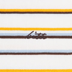Kith Women Sadie Stripe Pique Polo - White