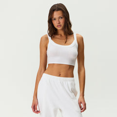 Kith Women Terra II Flat Rib Tank - White