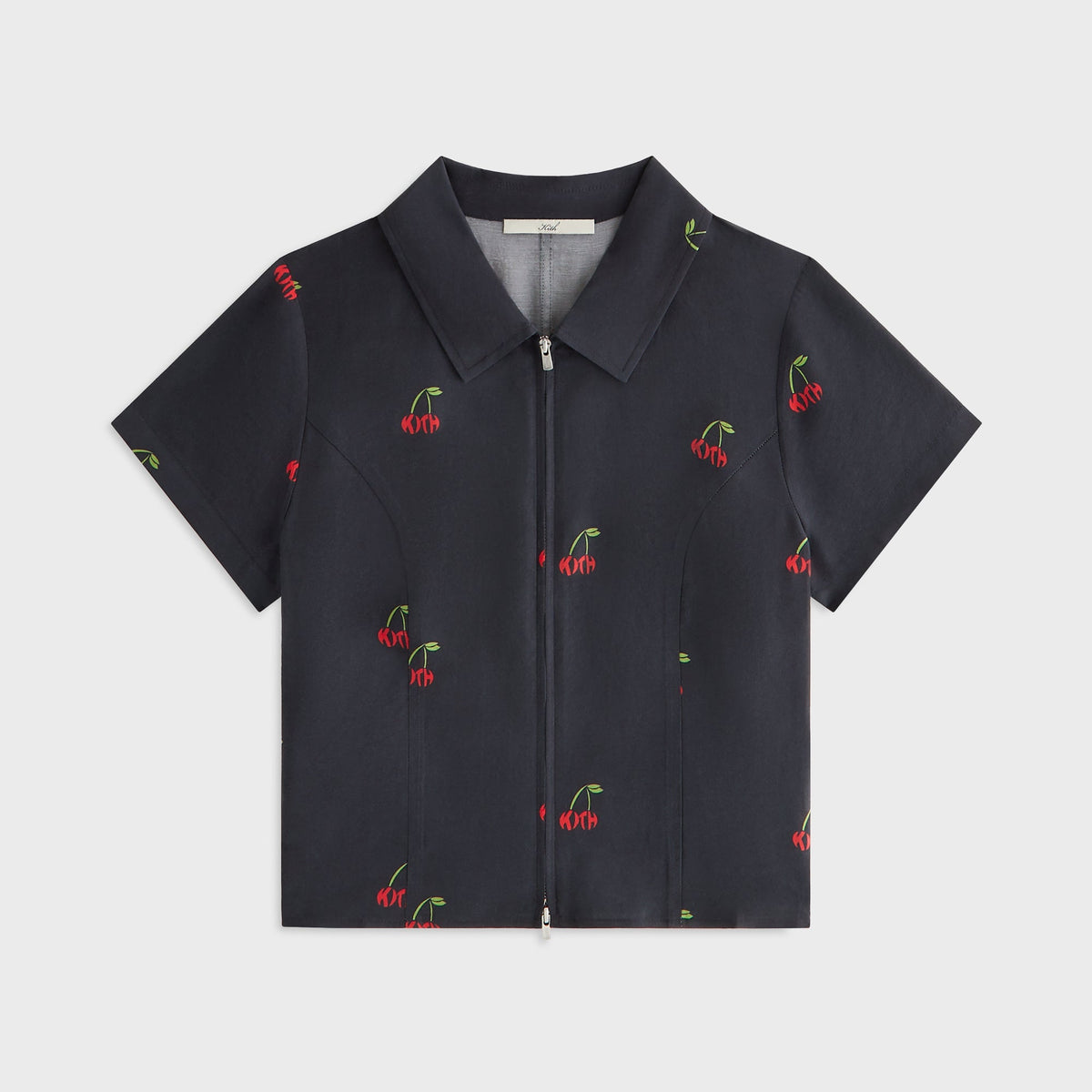 Kith Women Cayla Cherry Zip Shirt - Black