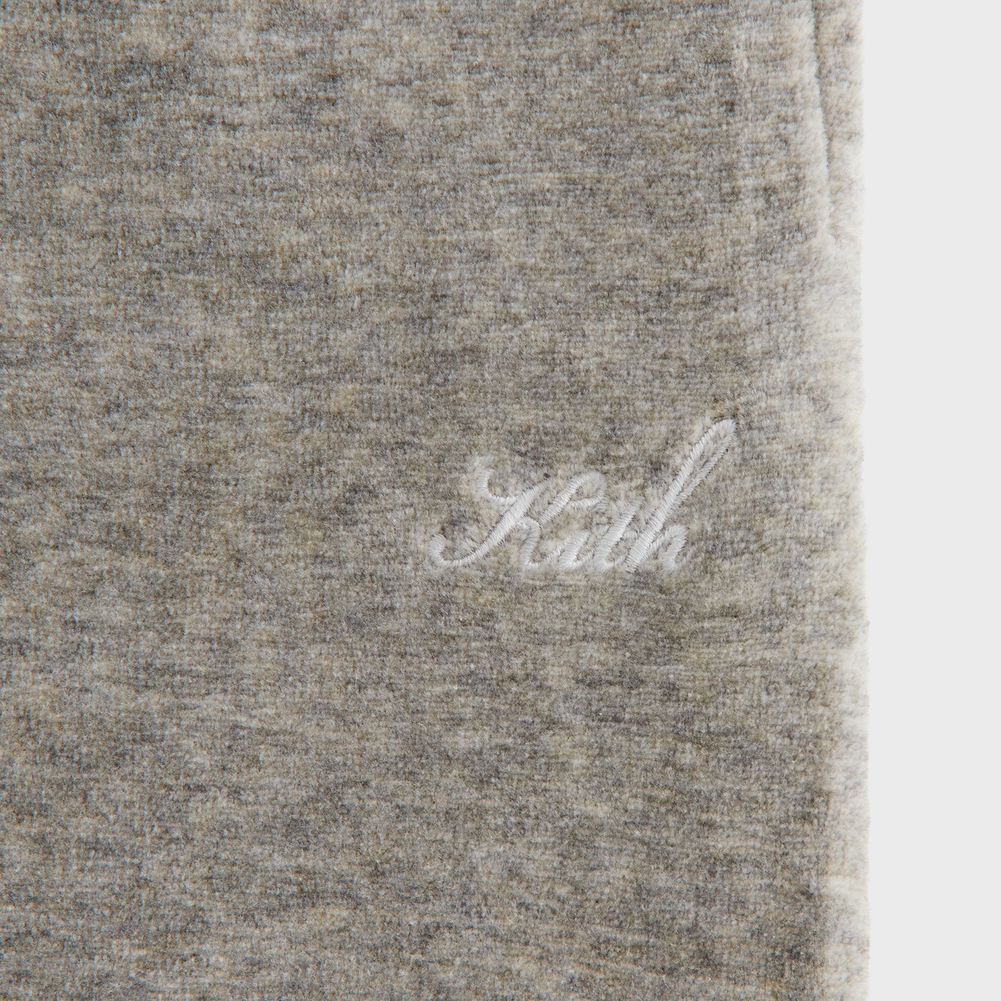 Kith Women Ava II Velour Pant - Light Heather Grey
