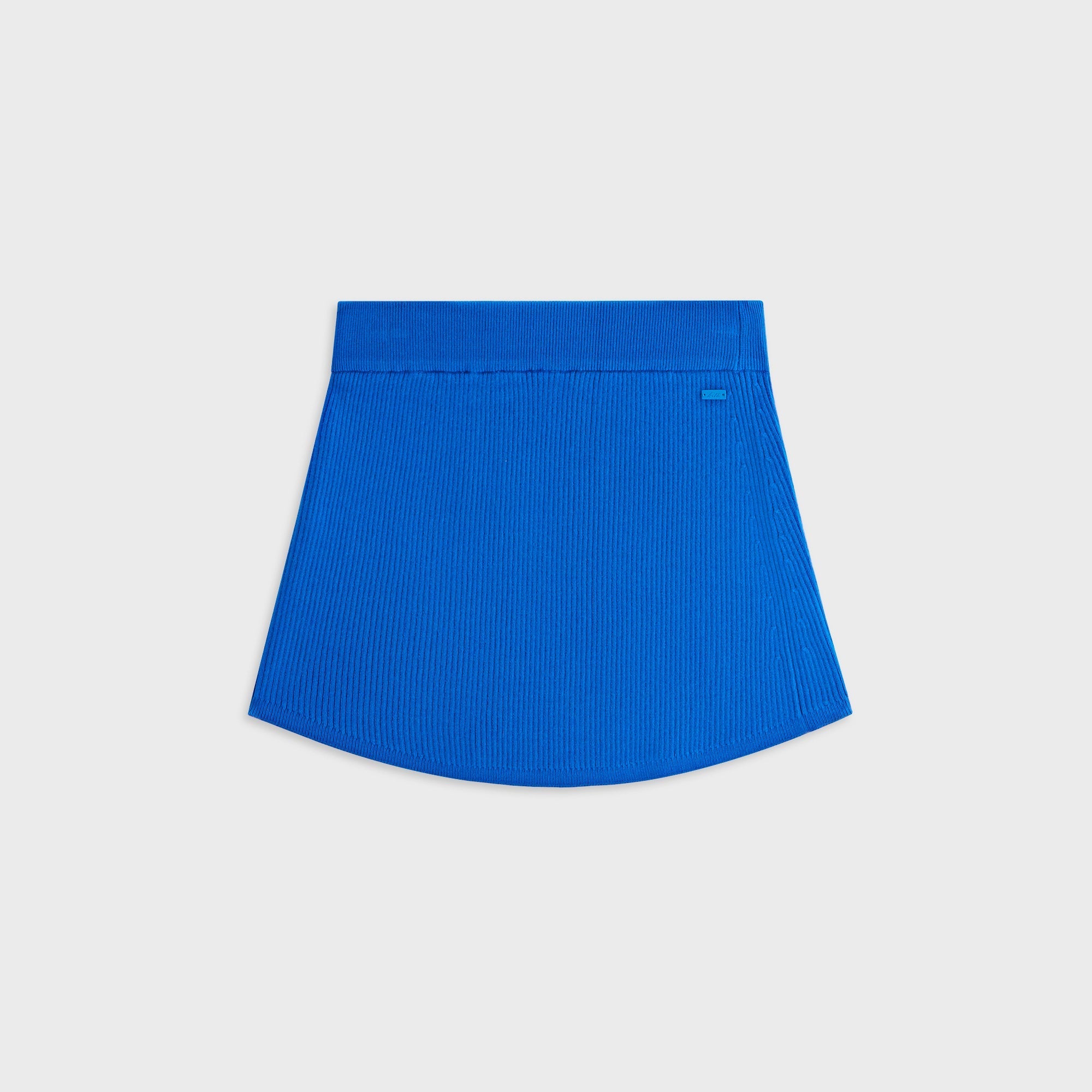 Kith Women Arys Asymmetrical Zip Mini Skirt - Lake