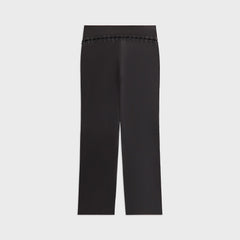 Lisa for Kith Women Cerise Leather Lace Up Pant - Black