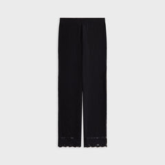 Lisa for Kith Women Elise Lace Low Rise Pant - Black