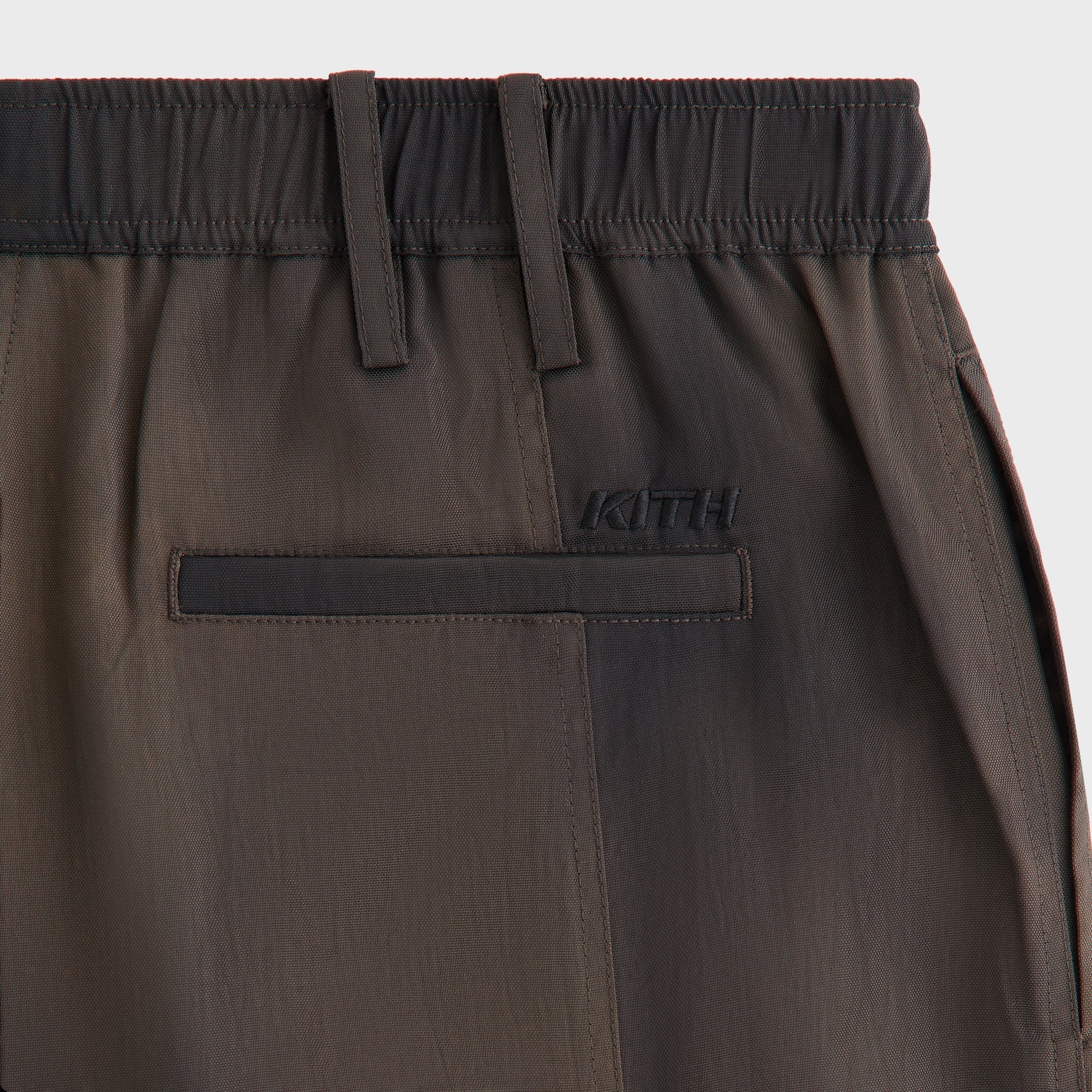 Kith Women Beyla Washed Nylon Shorts - Black