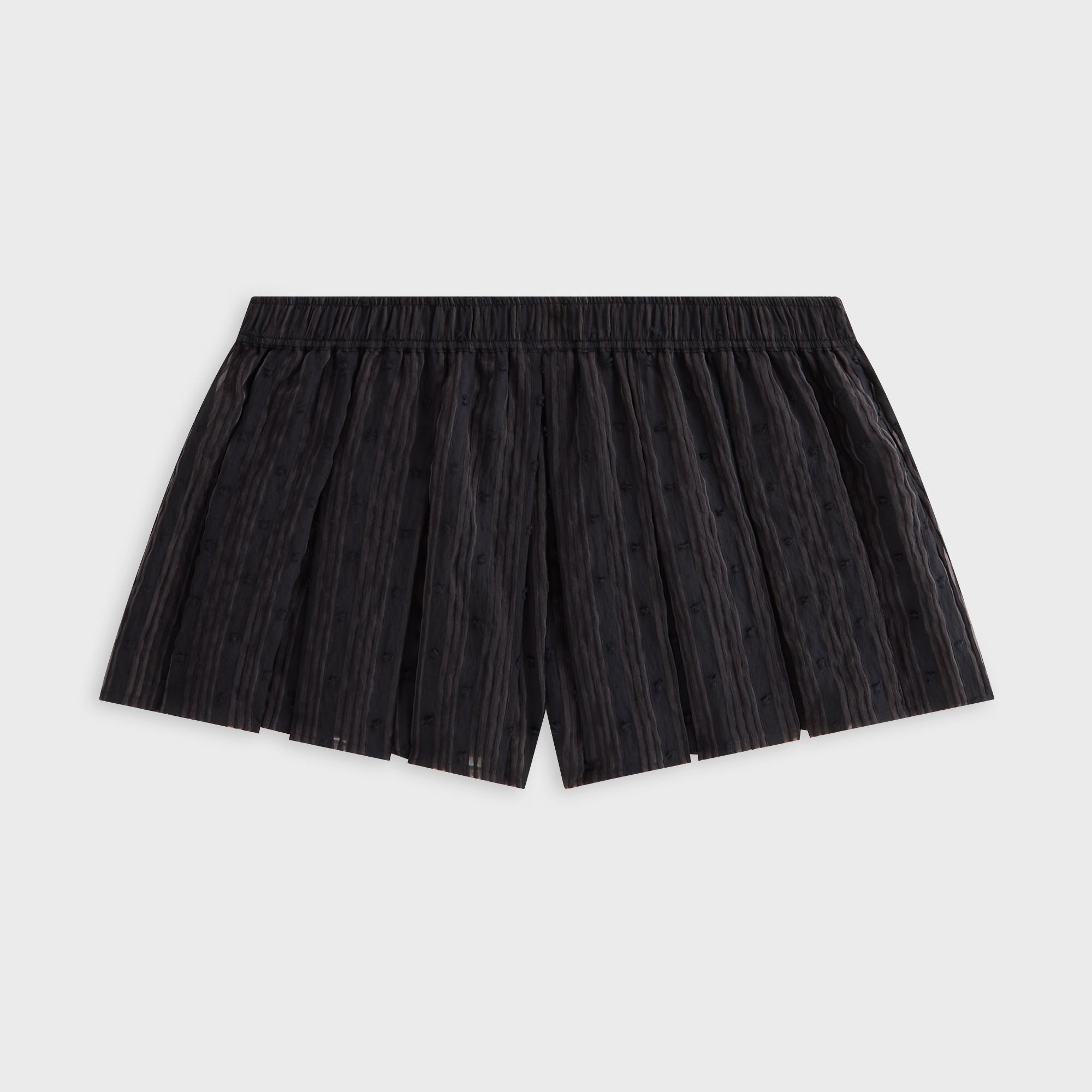 Kith Women Sashi Sheer Pleated Short - Black