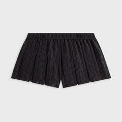 Kith Women Sashi Sheer Pleated Short - Black