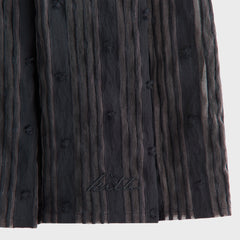 Kith Women Sashi Sheer Pleated Short - Black