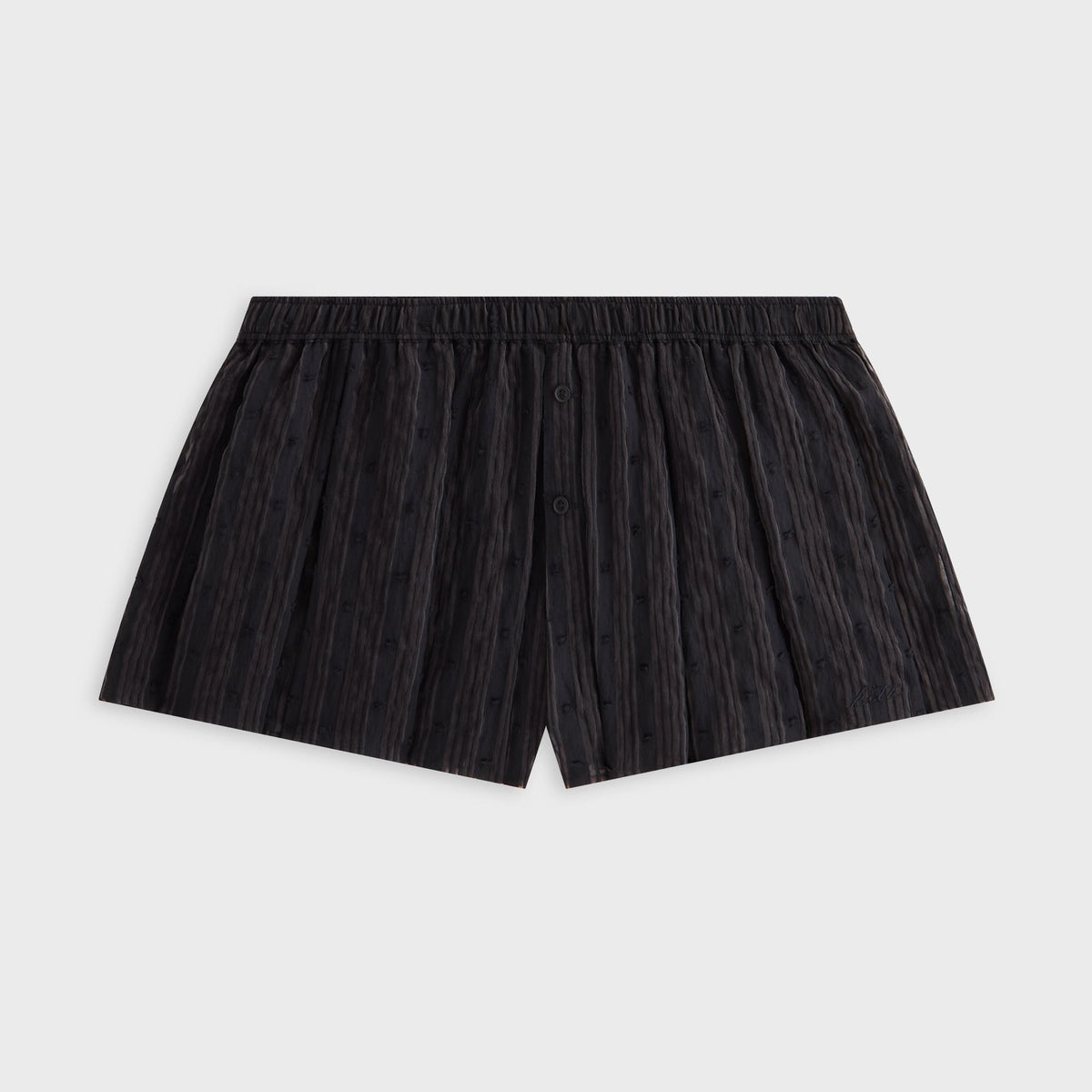 Kith Women Sashi Sheer Pleated Short - Black