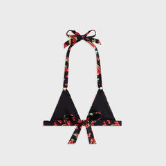 Kith Women Kenna Cherry Tie Top - Black