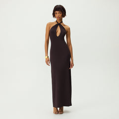 Kith Women Sasha Halter Maxi Dress - Incognito