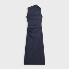 Kith Women Delphi Draped Sueded Gown - Black