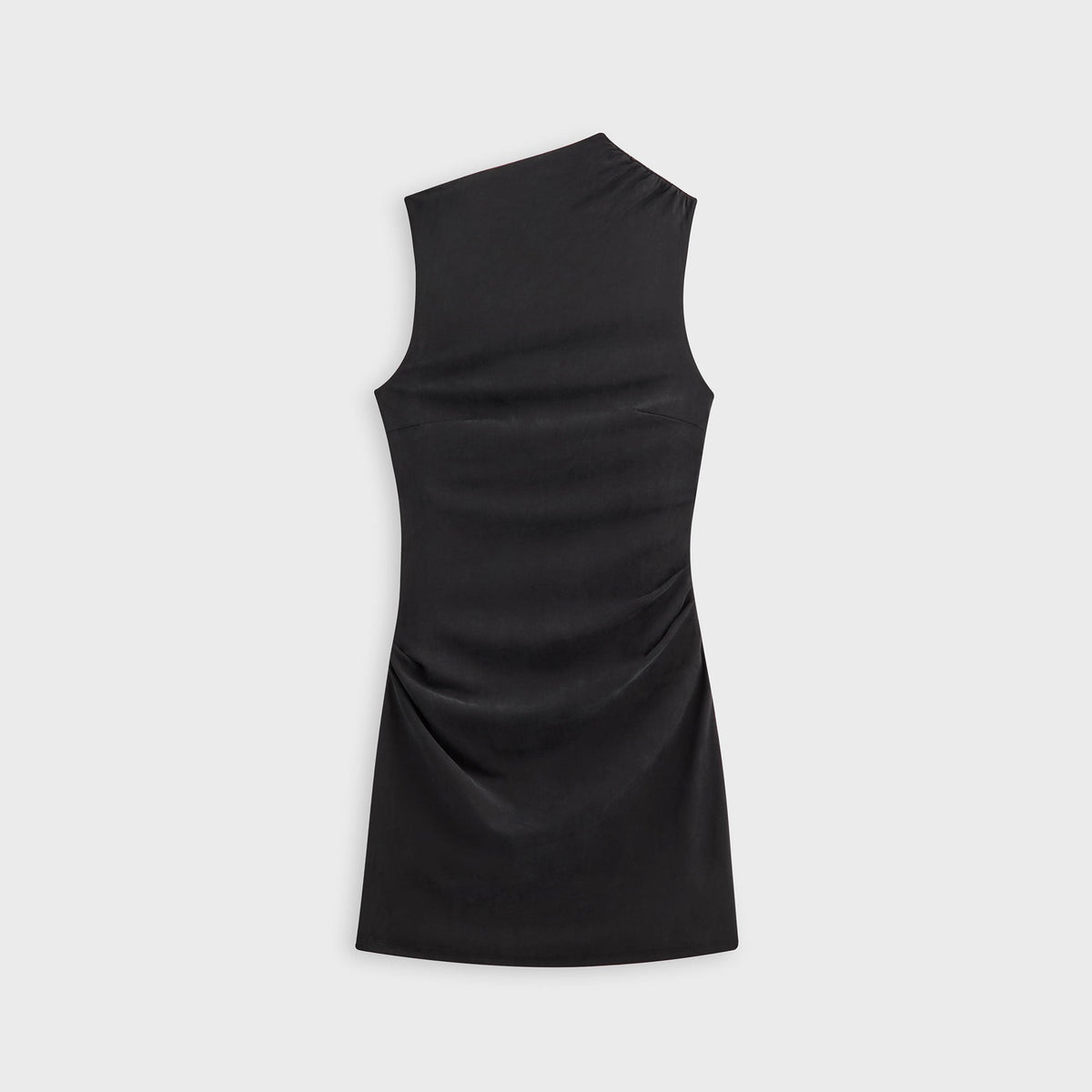 Kith Women Delphi Draped Sueded Mini Dress - Black