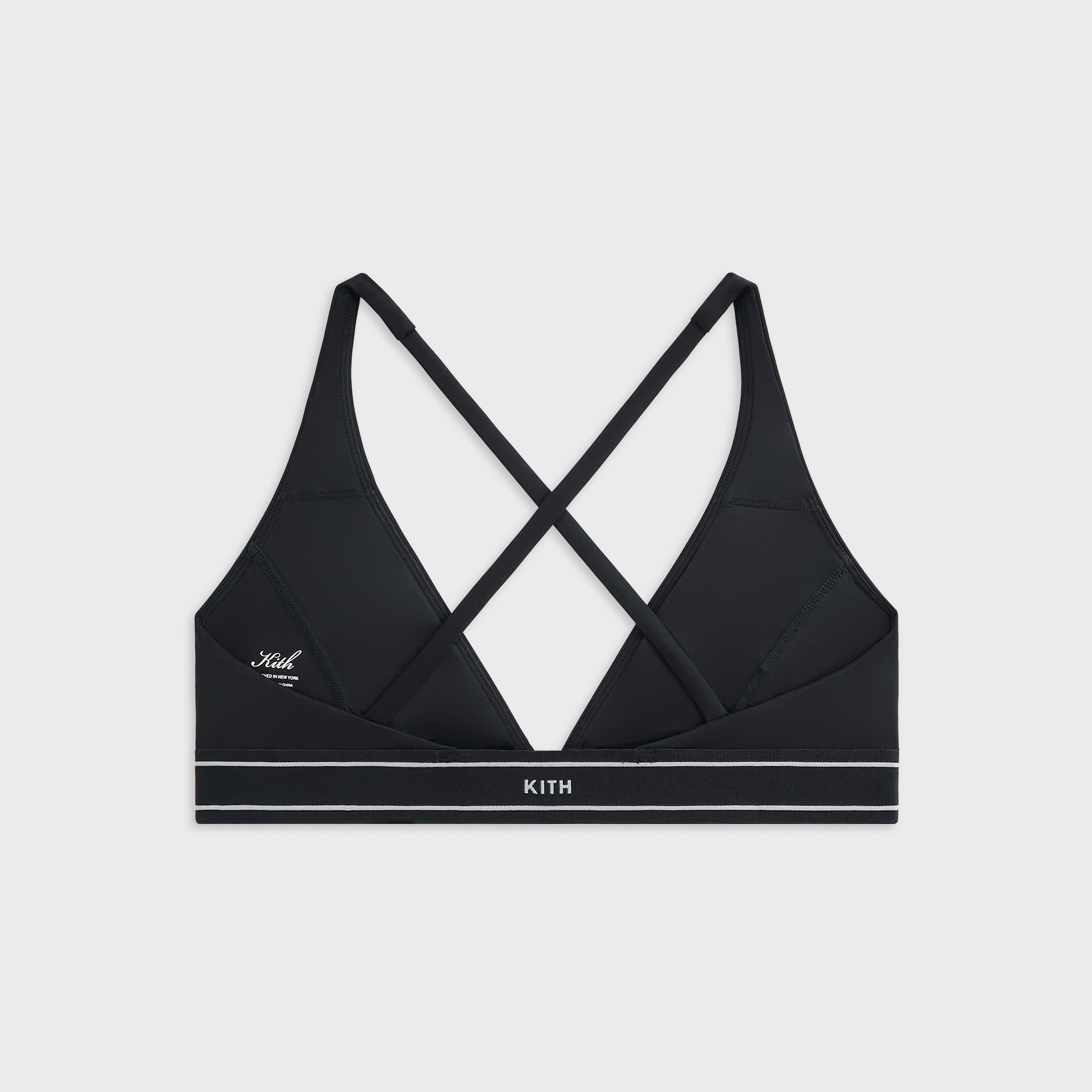 Kith Women Cay Plunge Active Bra - Black
