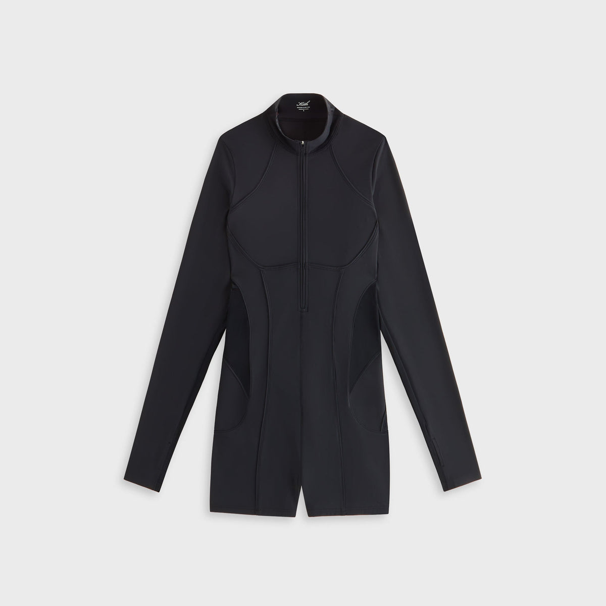 Kith Women Hani Active Long Sleeve Romper - Black