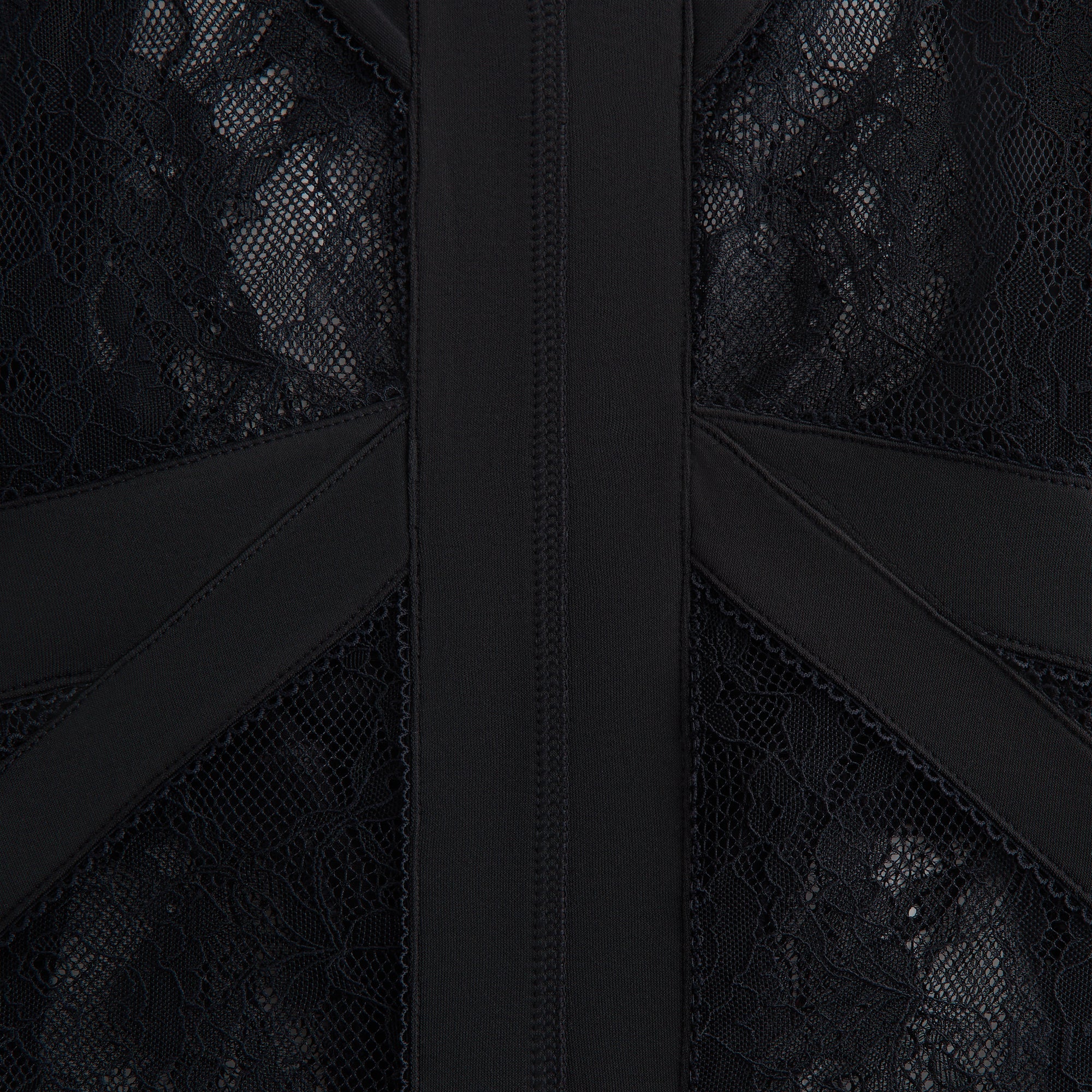 Lisa for Kith Women Vier Lace Paneled Bodysuit - Black