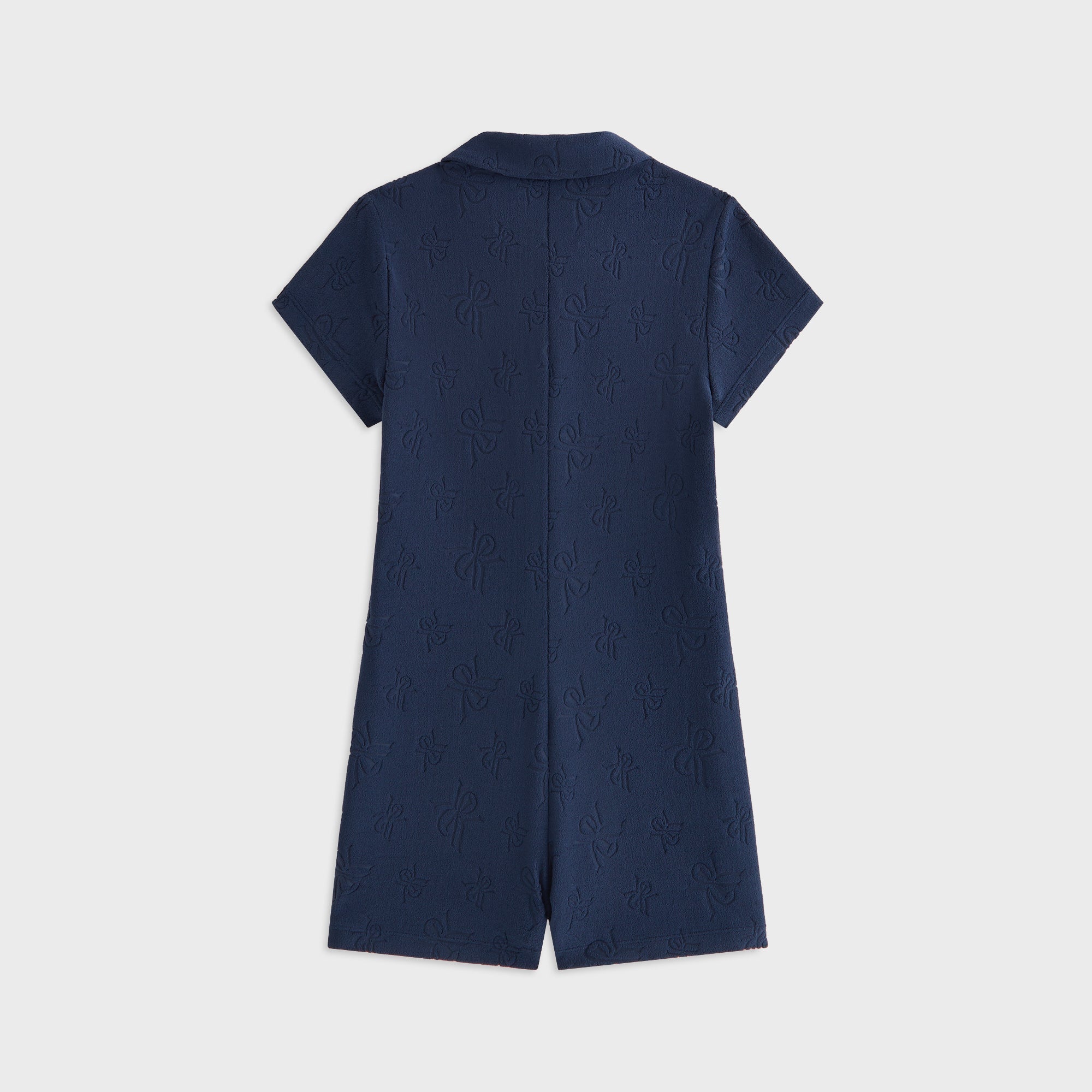 Kith Women Rylee Crest Towel Terry Romper - Nocturnal