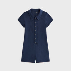Kith Women Rylee Crest Towel Terry Romper - Nocturnal