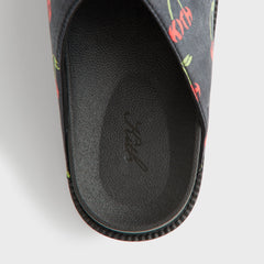 Kith Women Cherry Criss Cross Slides - Black