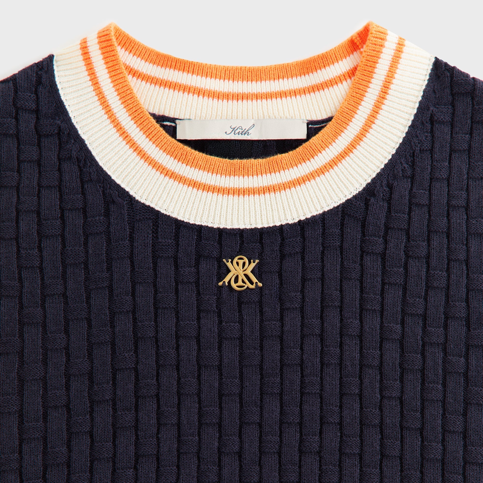 Kith Women Harter Basketweave Sweater Vest - Ink