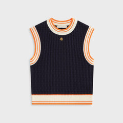 Kith Women Harter Basketweave Sweater Vest - Ink