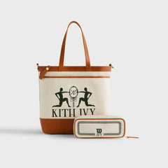Kith Ivy for Wilson Leather Trimmed Tote - Tan