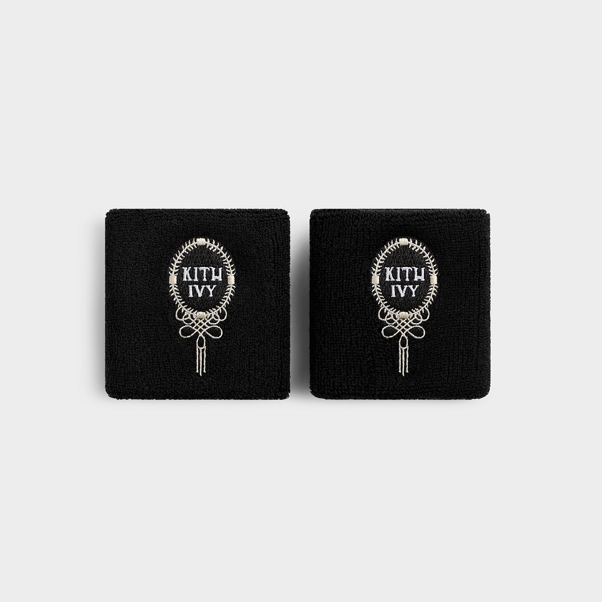 Kith Ivy for Wilson Classic Terry Wristbands - Black