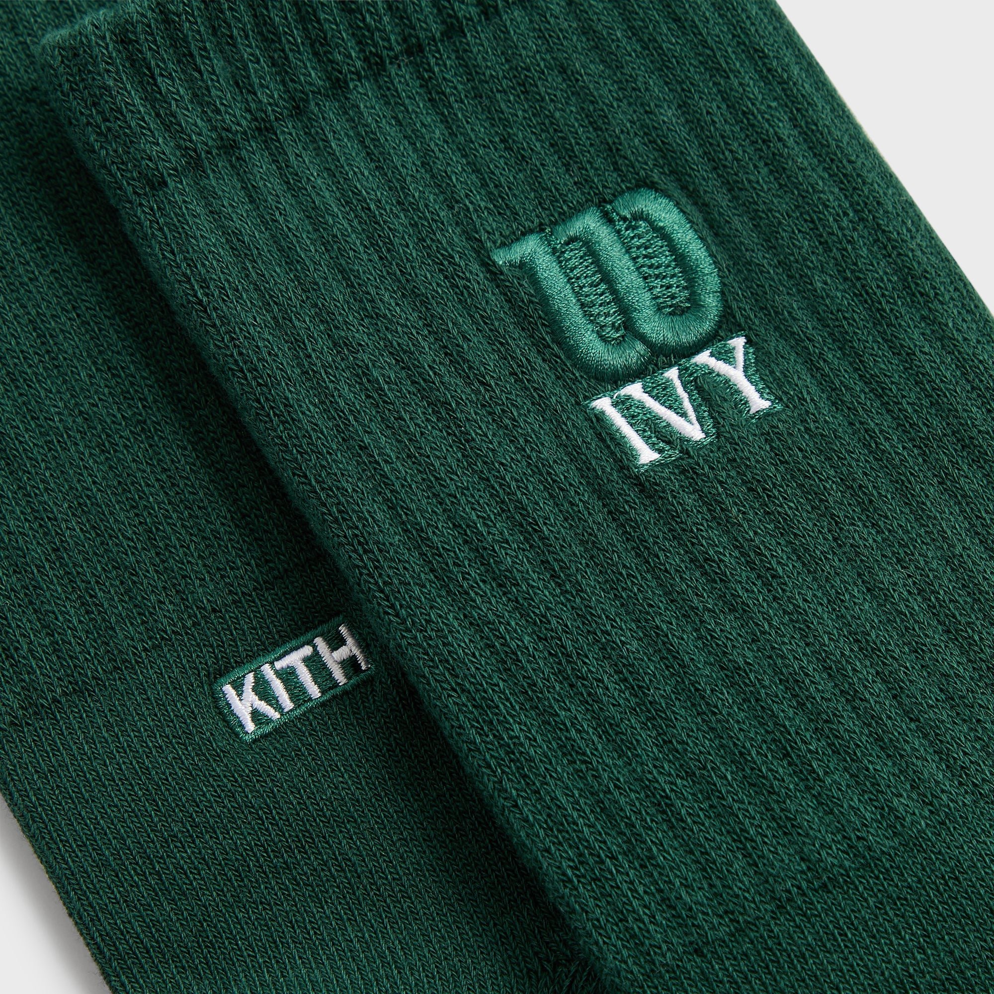 Kith Ivy for Wilson Logo Crew Socks - Ivy Green