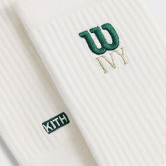Kith Ivy for Wilson Performance Crew Socks - White