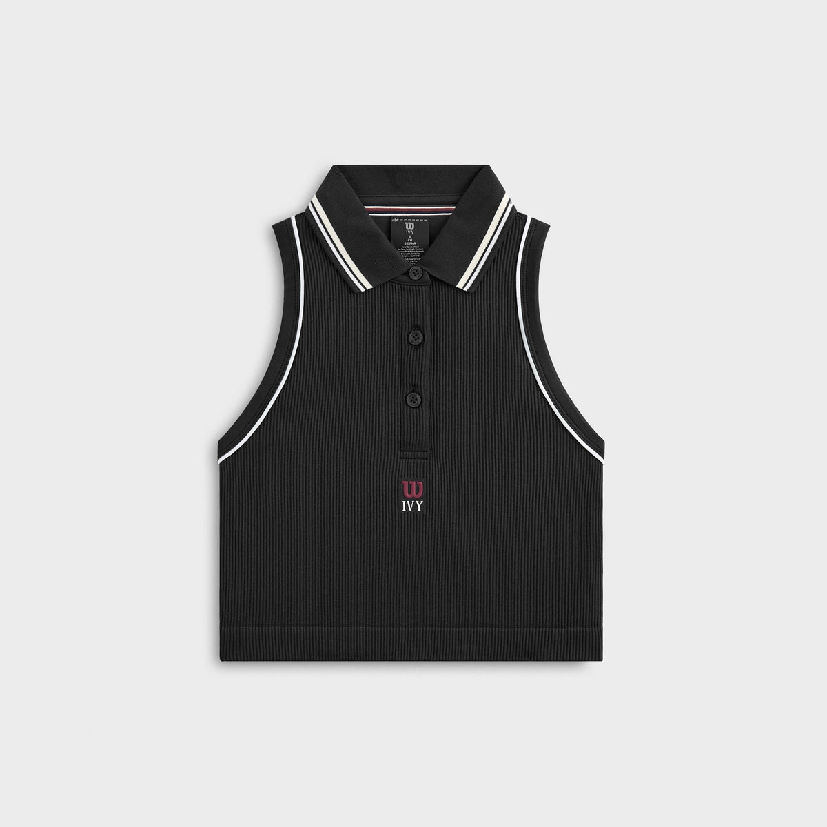 Kith Ivy for Wilson Women's Topspin Seamless Polo - Black